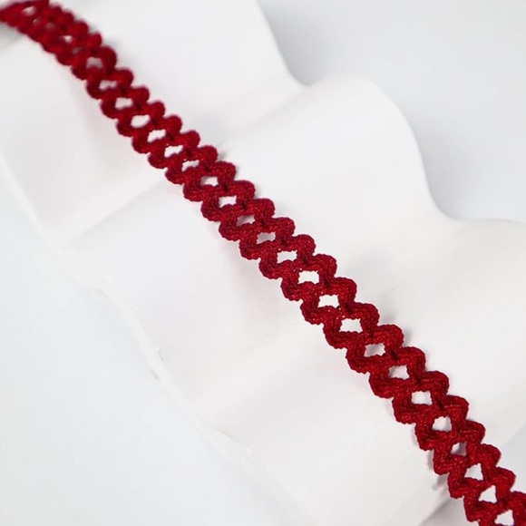 Choker Set 3 PCS Necklace Choker Heart Charm Velvet Gothic Classical Collars - Picture 7 of 7